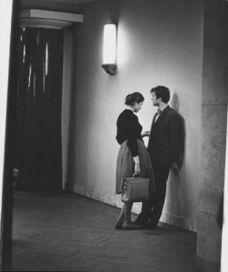 В вестибюле Главного здания-1963